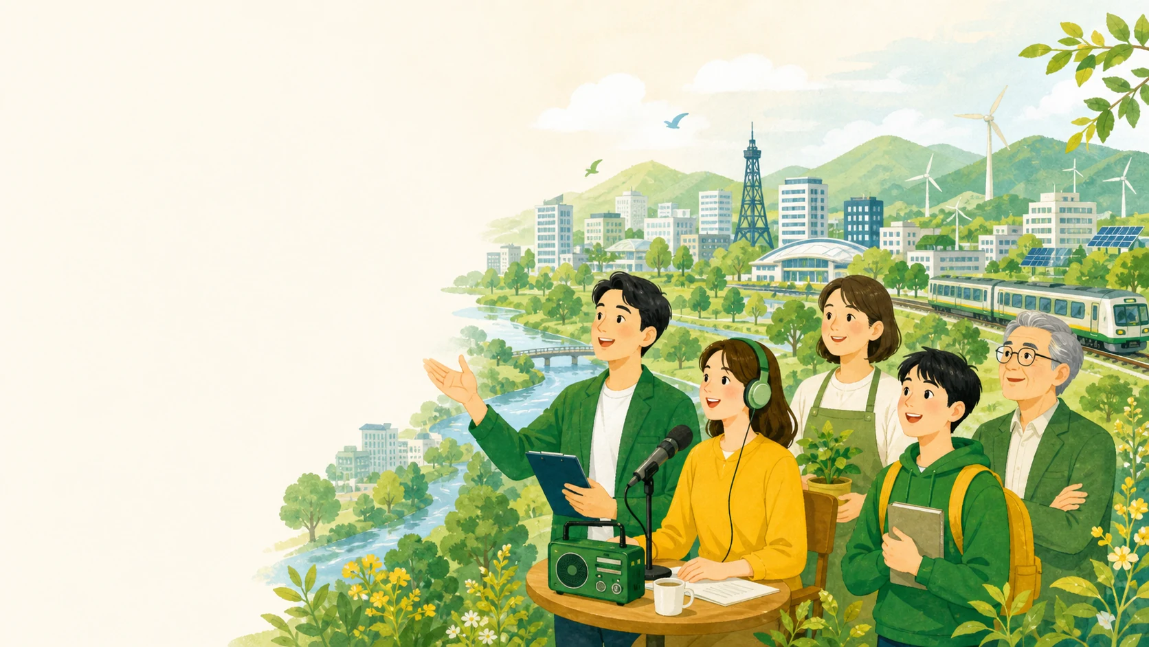 仙台のまちでラジオ、学び、交流を楽しむ人々